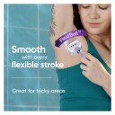 Venus   Gillette Venus Extra Smooth Swirl Barberblader   Purple/White   6 stk
