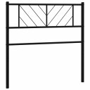  Sengegavl i metall svart 100 cm 8721012189874