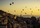 Hot Air Balloons Cappadocia Sunrise Plakat / 40x50