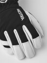 Hestra Army Leather Heli Ski jr 5 finger black
