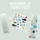 Drikkeflaske IZY Kids Green Sealife 350 ml