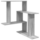 vidaXL Vegghylle Grå Sonoma 67 x 67 x 87 cm Konstruert tre
