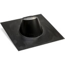 Metalbestos skorstein Ø 250mm beslag 33-46° aluminium svart