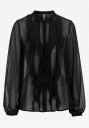 Soyaconcept Chiffonbluse med volanger