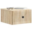  Vegghengt Nattbord Sonoma eik 33 x 34,5 x 20 cm Konstruert tre
