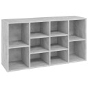 vidaXL Skobenk betonggr? 103x30x54,5 cm sponplater