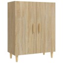vidaXL Skjenk sonoma eik 70x34x90 cm konstruert tre