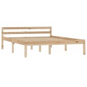 vidaXL Sengeramme heltre furu 140x200 cm