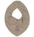 Pippi Bandana Bib Girl -Aop (3-Pack) - Brown - ONE SIZE