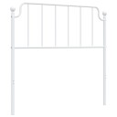  Sengegavl i metall hvit 100 cm 8721012212749