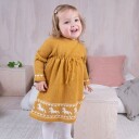 Bluum Strik Strikkekjole Hest - garnpakke i Bluum Pure Eco Baby Ull