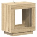 vidaXL Sidetabell Sonoma eik 60 x 40 x 65 cm Konstruert tre