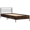  Sengeramme røkt eik 75x190 cm konstruert tre og metall 8721102446023