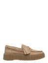 Clarks Torhill Boat D Beige 36