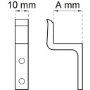 Forvriderhake Habo 3 Krom 10 mm