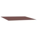 vidaXL Reserveduk til markise Brun 400 x 200 cm Polyester