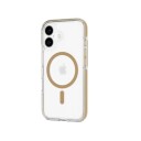 Tech21 Evo Crystal Mobildeksel MagSafe for iPhone 16 Gull