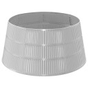 vidaXL Julekjole Kjegleformet Sølv Ø 56 x 25,5 cm Plast