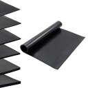 vidaXL Gulv Matte Svart 1,2 x 2 m Gummi