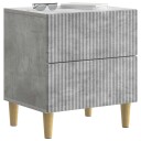  Nattbordskap Betonggrå 43 x 34,5 x 48 cm Konstruert tre
