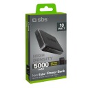 Sbs Tebb5000hdk, 5000 Mah, Lithium Polymer (Lipo), Smart Ic, 3,85 V, 10 W, Sort