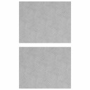  Sjekkplater 2 pcs sølv 50 x 40 cm Aluminium