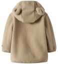 Name It Fleecejakke   NbnMeeko   Sølv Mink m. Ører   Name It   1 år 80   Fleecejakke   Beige