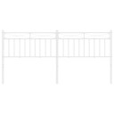  Sengegavl i metall hvit 193 cm 8721012210868