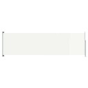 vidaXL Uttrekkbar sidemarkise 180x600 cm kremhvit