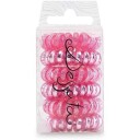 Dessata no-pulling hårsnoddar Glitter + metal fuchsia