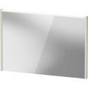 Duravit D Code speil med lys øverst 100 x 700 mm lysegrønn