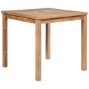 vidaXL Hagemøbelsett 5 deler heltre teak