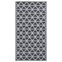 vidaXL Uteteppe svart 160x230 cm PP