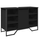  Servantskap svart 91x35x60 cm konstruert tre 8721102812323