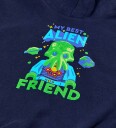 LEGO® Wear Hettegenser - LWSaku - Dark Navy m. Alien - LEGO® Wear - 7 år (122) - Hettegenser - Blå
