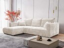Puente 4 seters sofa med divan   beige