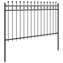  Ringgjerde Svart 200 x 130 cm Pulverlakkert stål