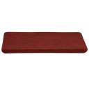 vidaXL Selvklebende trappematter 15 stk 65x28 cm rød