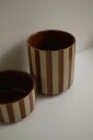 Dbkd Line Stripe Skål / Krukke Nougat