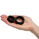Fantasy C-Ringz Max Width Silicone Rings      - Svart