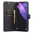 DG.Ming 2-i-1 Samsung Galaxy S23 Ultra 5G Avtakbart Lommebok-deksel I Lær Svart