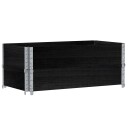  Hageplantekasse svart 100x50 cm heltre furu