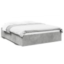  Sengeramme betonggrå 150x200 cm konstruert tre 8721102616488