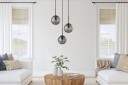 Trio Lighting Balini taklampe 3L E14 antrasitt - TRIO