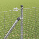  Sveist Trådgjerde med 13 spydpinner 1,2 x 50 m Galvanisert stål