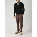 Filippo De Laurentiis, Herre, Strikkevarer, Svart, XL,