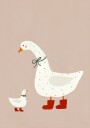 Goose and Gosling Plakat Plakat / 21x30cm