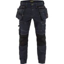 Blåkläder 199011418999D84 Håndverksbukse stretch, X19, marineblå/svart Str. D84, Klær