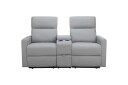 Recliner Dacoulas Lys grå, PU/tre - Lys grå, PU/tre