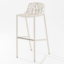 Fast Forest barkrakk 78 cm med lav rygg White